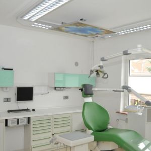 Behandlungszimmer grün